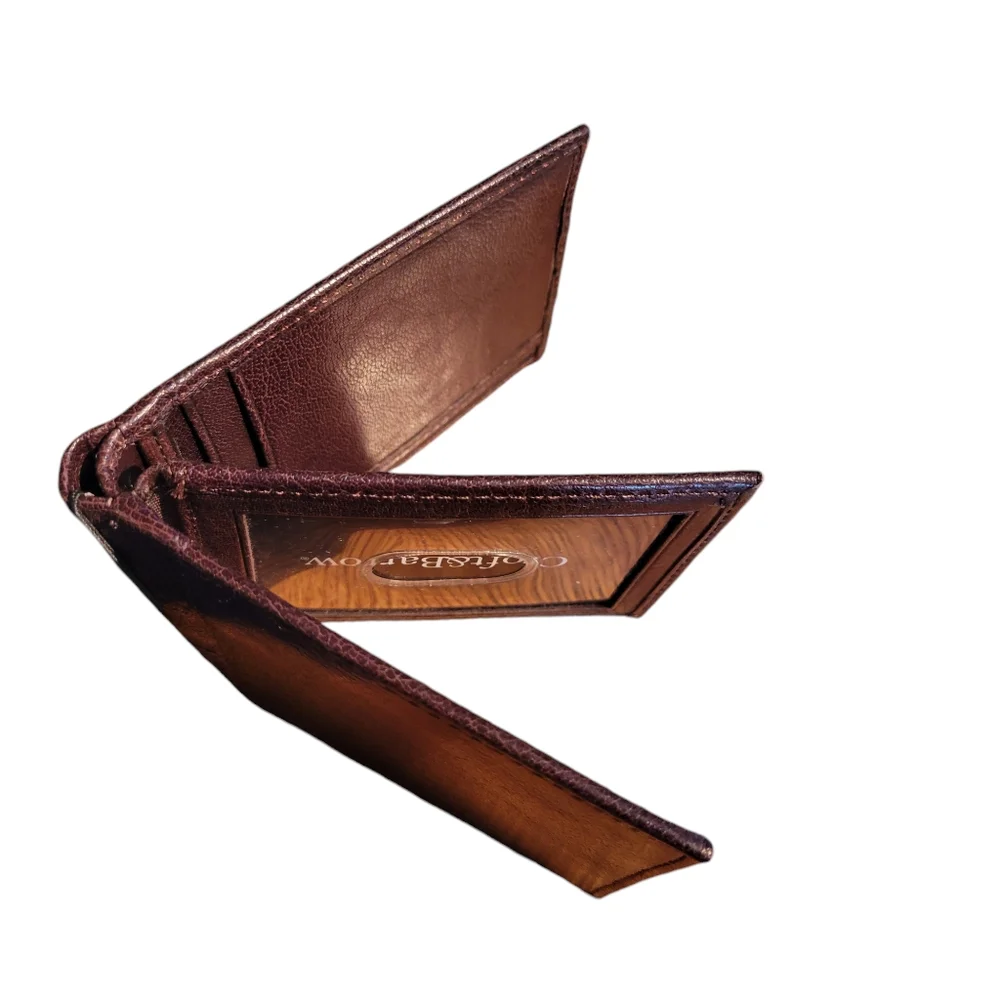 NWT Crofts & Barrow Leather Men's Slim Bifold Wallet